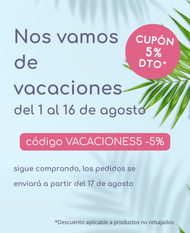 Vacaciones con 5% descuento